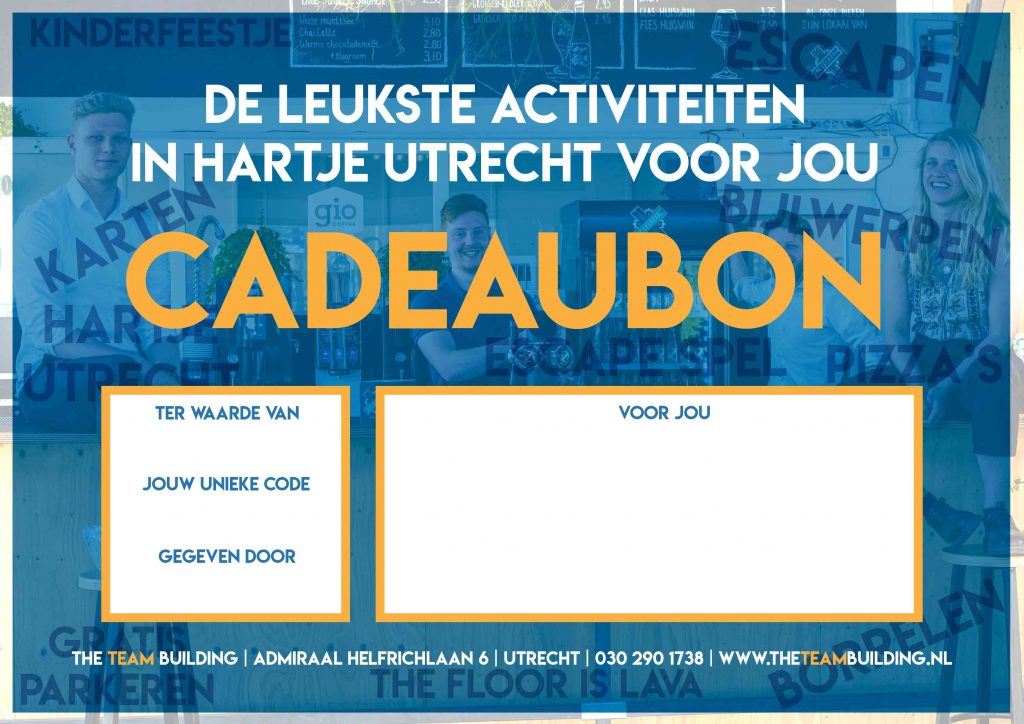 Cadeaubon The Team Building